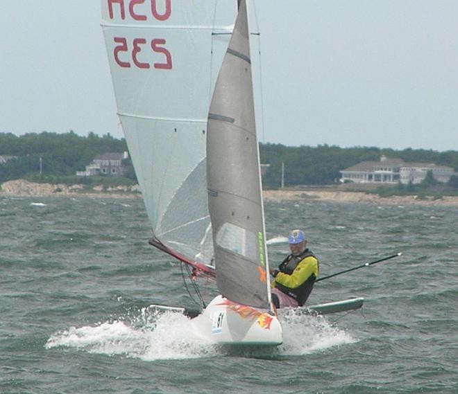 Development Canoe - Wonk at speed  © International Canoe